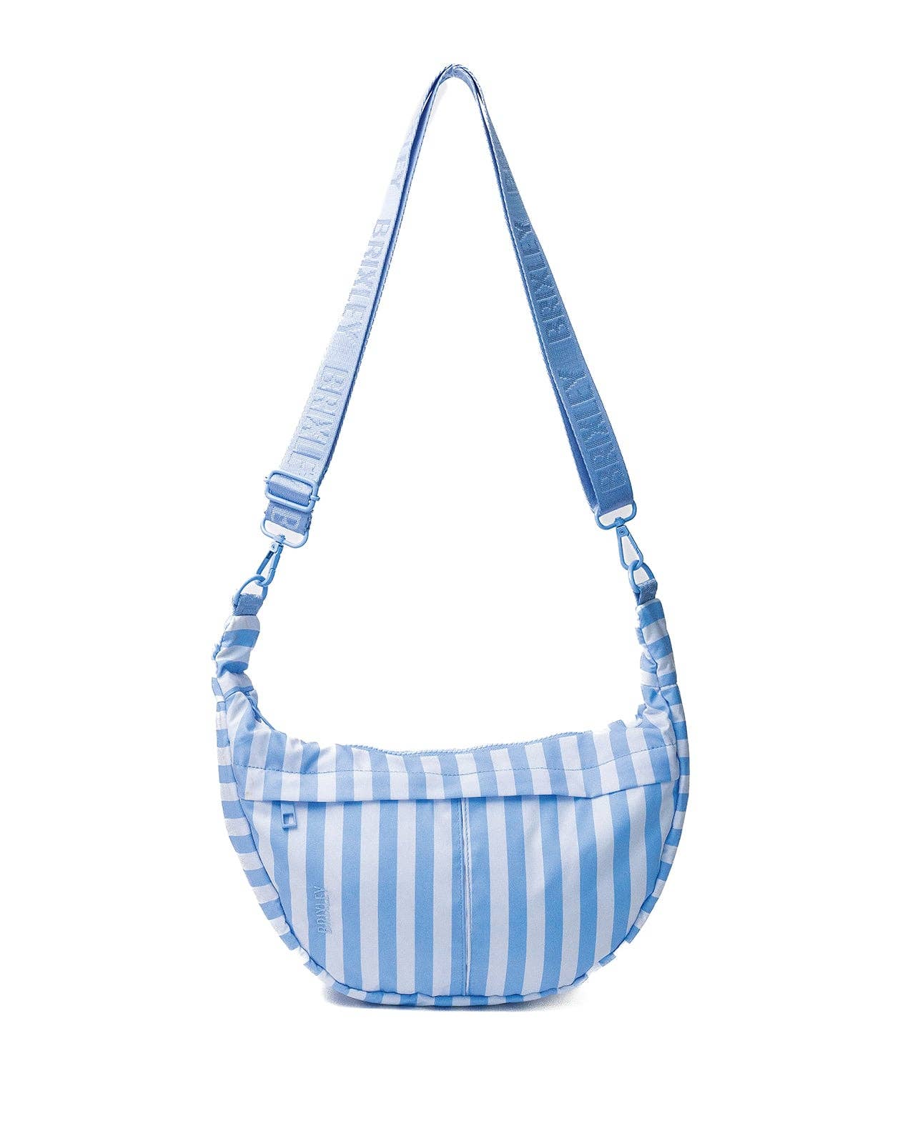 Harbor Stripe Crescent Bag