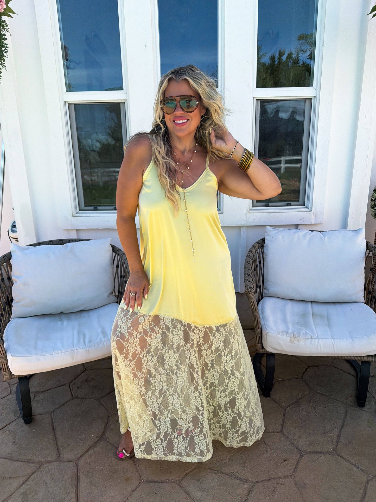 Summer Nights Satin Dress