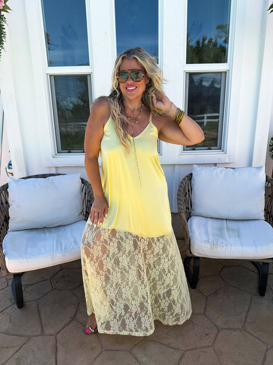 Summer Nights Satin Dress