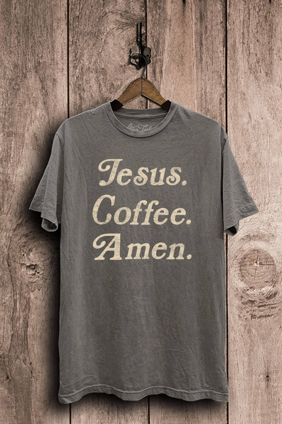 Jesus Coffee Amen Graphic Tee