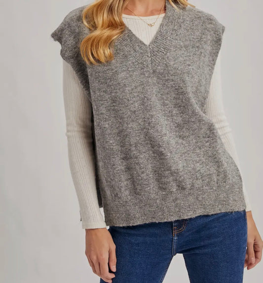 Oversized Knit Vest