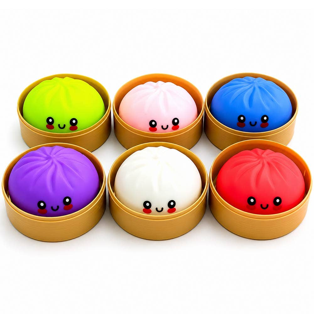 Rainbow Squishy Mystery Dumpling Stress Relief Squeeze Toy