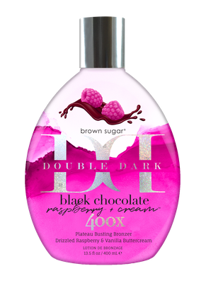 Tan Incorporated Double Dark Black Chocolate Raspberry Cream 13.5oz